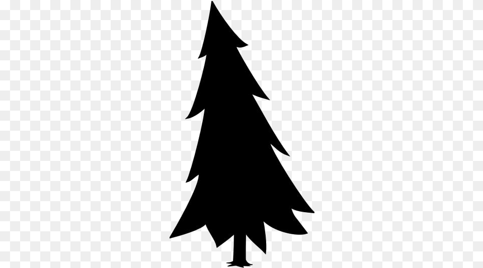 Snowy Pine Tree Images Pine Tree Clipart, Bow, Weapon, Silhouette, Christmas Png Image