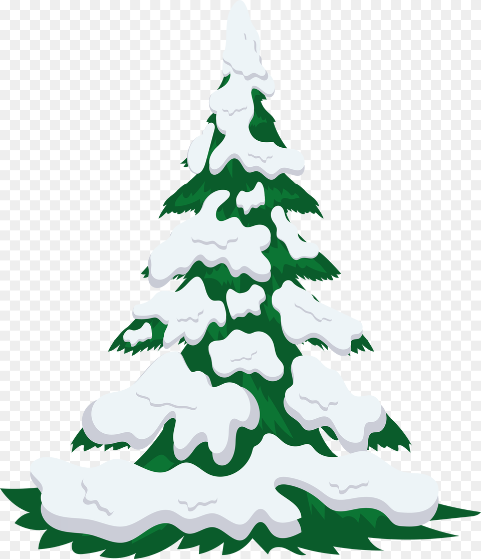 Snowy Tree Image Trees, Plant, Fir, Christmas, Christmas Decorations Free Png Download