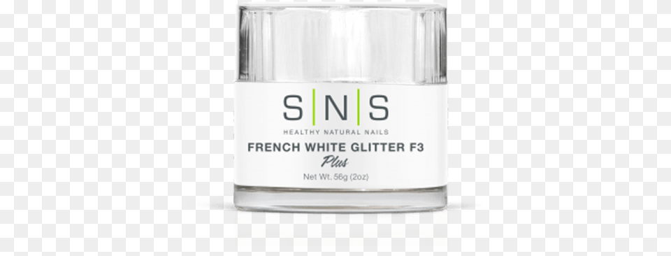 Sns Dipping Powder 03 French White Glitter F3 2oz Bar Soap, Bottle, Cosmetics, Perfume Free Transparent Png