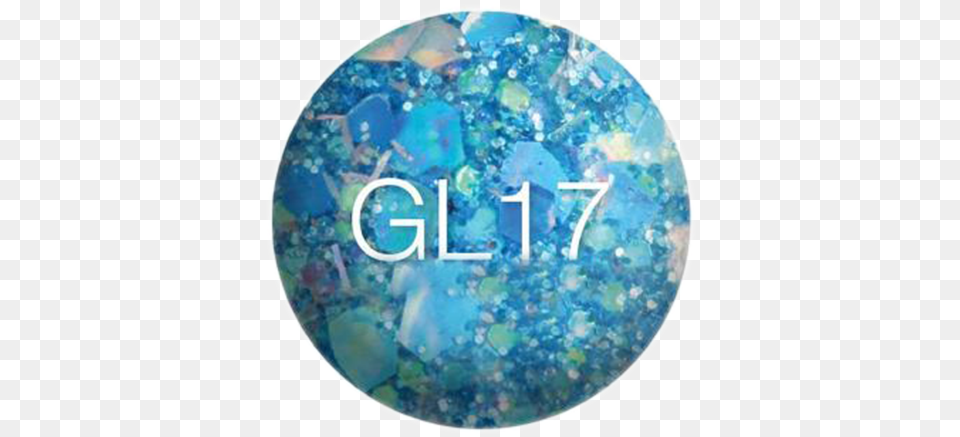 Sns Gelous Dipping Powder Gl17 Glitter Collection Graphic Design, Turquoise, Sphere, Disk, Accessories Free Transparent Png