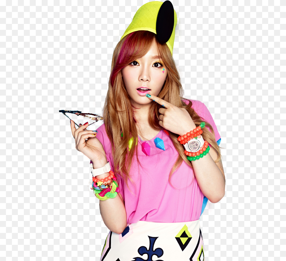 Snsd Taeyeon Casio Baby G Sooyoung Yoona Girls Imagenes Taeyeon De Girl Generation, Finger, Hat, Hand, Person Free Png
