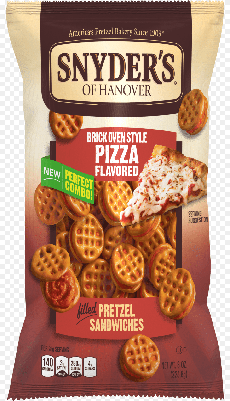 Snyder S Of Hanover Oven Brick Sandwiches Pretzel Style, Food, Pizza, Waffle, Advertisement Free Png Download