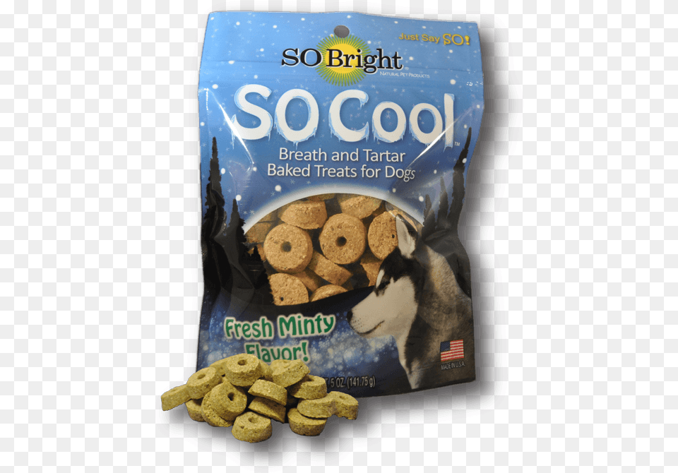 So Cool Breath And Tartar Baked Dog Treats So Bright Baked Breath Crunchy Baked Treats, Bread, Food, Snack, Pet Free Png