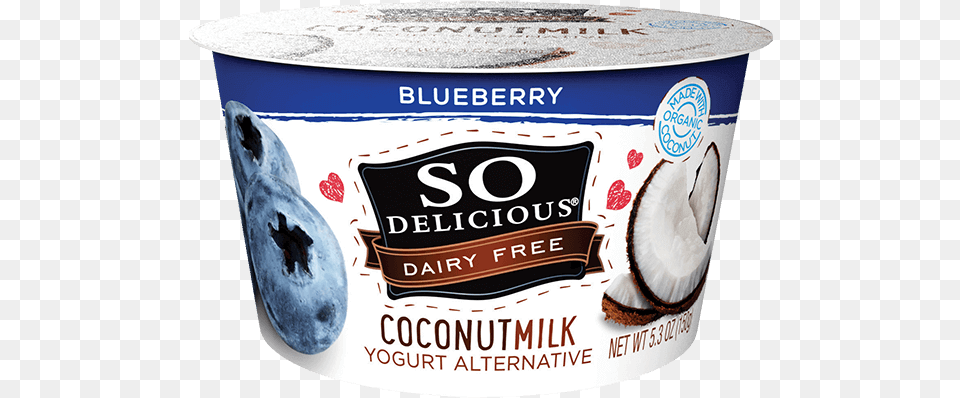 So Delicious Coconut Milk Yogurt Strawberry Banana, Dessert, Food, Fruit, Plant Free Png
