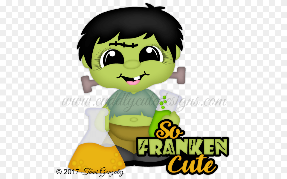 So Franken Cute Halloween Drawing Cute Halloween, Baby, Person, Advertisement, Poster Png Image