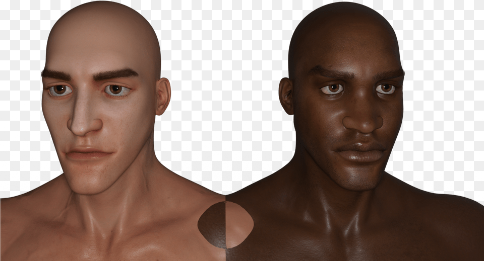 So He39s Obviously Not As Muscular As Doomfist The Barechested, Portrait, Body Part, Face, Head Png