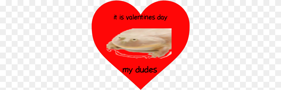 So Heres A Valentines Meme Because Im Lonely Heart, Food, Ketchup, Amphibian, Animal Free Png Download