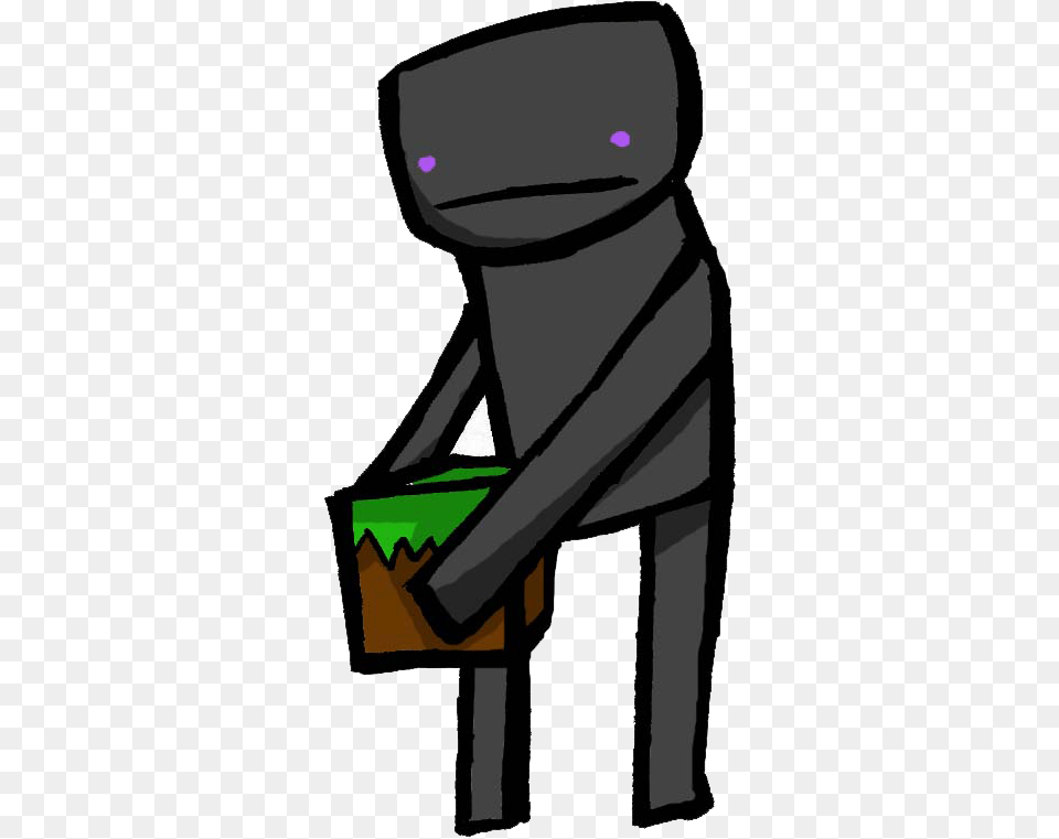 So I Drew An Enderman By Katlovesmusic Minecraft Animation Enderman Free Png