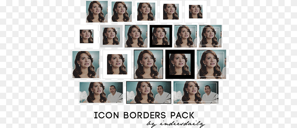So I Recently Re Did My Icon Styles Amp Since I39m Really Icon Borders, Art, Collage, Adult, Person Free Png Download