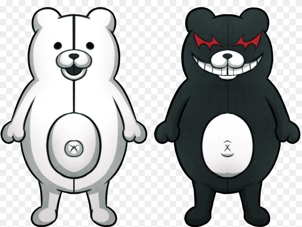 So I Wonder What Would Monokuma Would Look Like If It Was Just One, Animal, Bear, Mammal, Wildlife Free Png Download