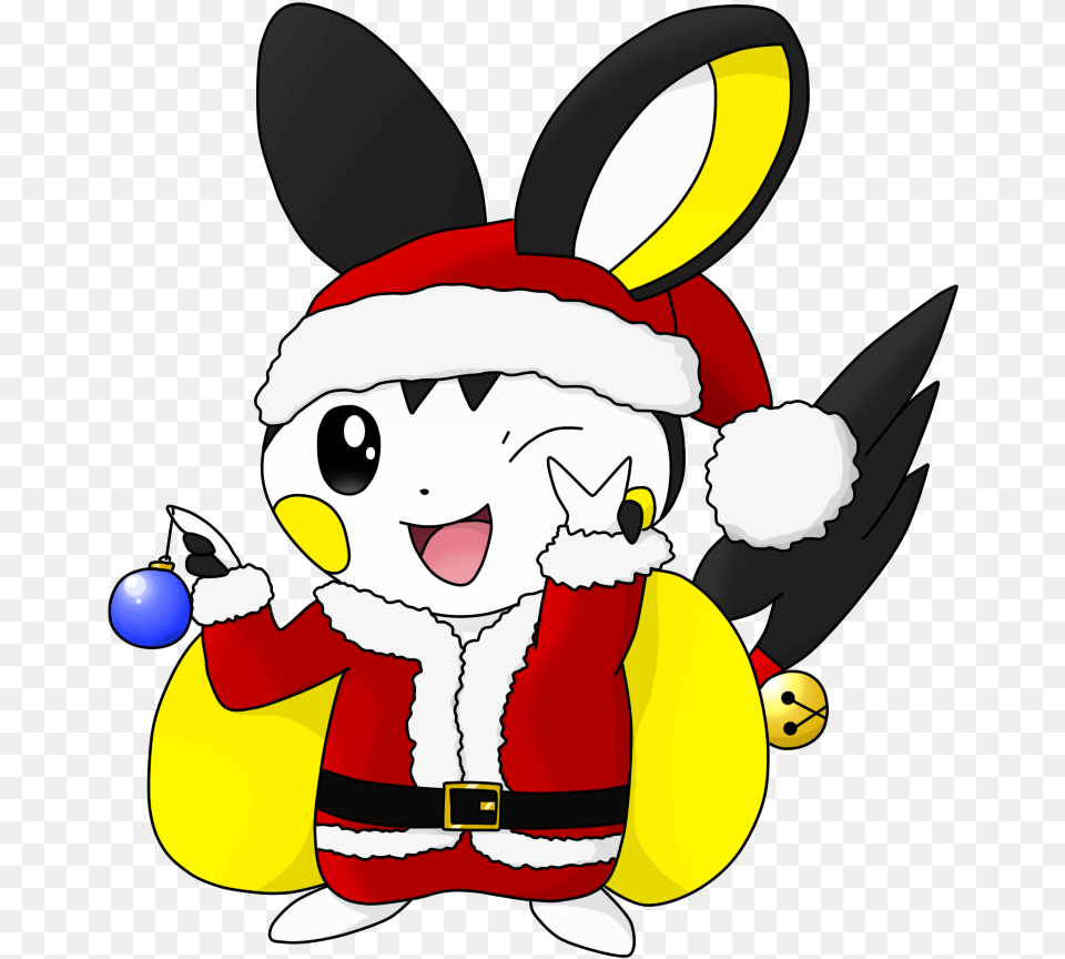 So If You Re Curious To See The Full Santa Emolga Art Cartoon, Baby, Person, Face, Head Free Png Download