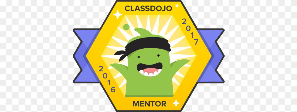 So Imagine My Happiness When I Was Chosen To Be A Class Dojo Mentor Badge, Logo, Symbol, Sign Free Png