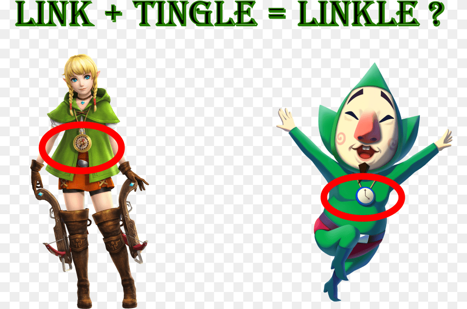 So Linkle Is Tingle39s Child Or Descendant Face, Elf, Publication, Book, Comics Png