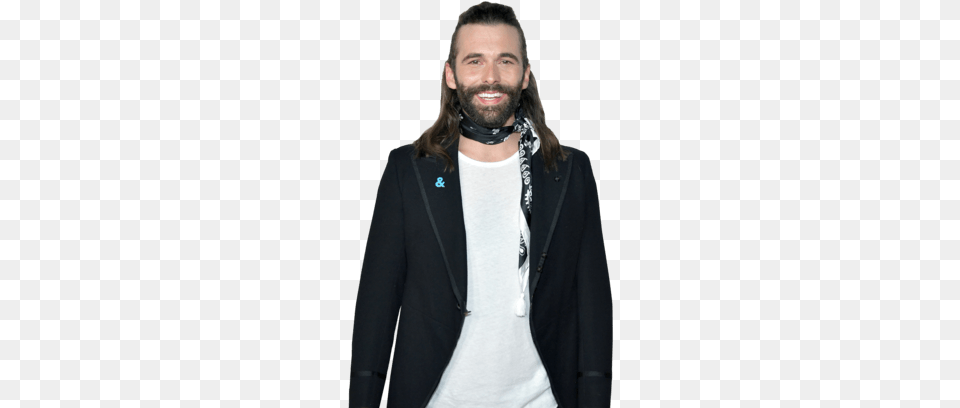 So Obsessed With The Length Of Your Hair Jonathan Jonathan Van Ness Young, Jacket, Clothing, Coat, Accessories Png