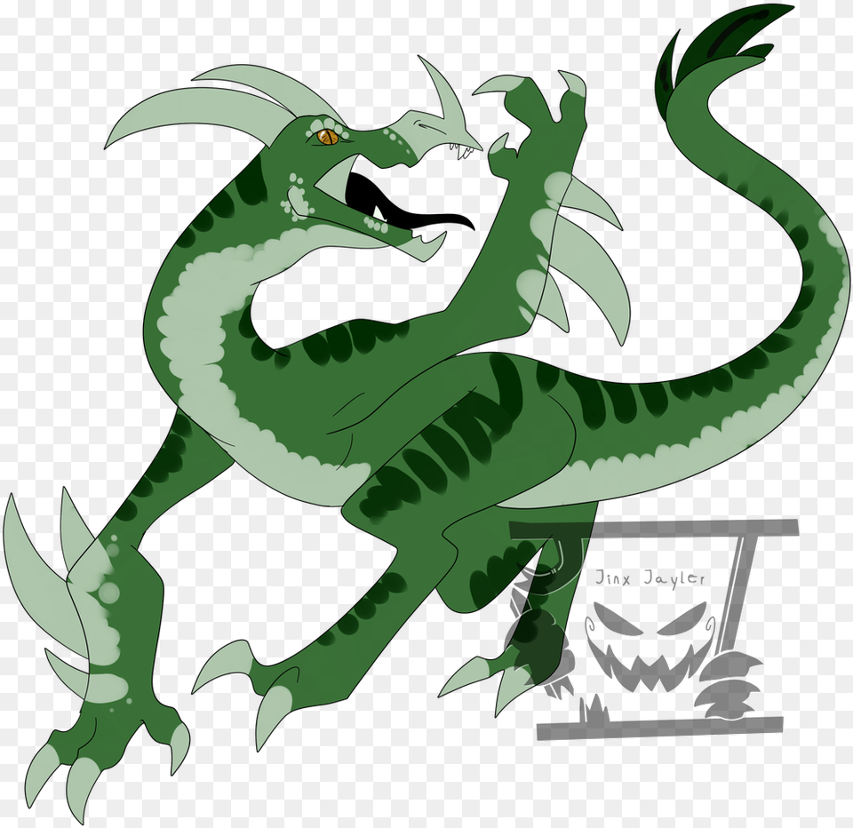 So Recently I39ve Been Drawing A Lot Of Aliens Illustration, Dragon, Animal, Dinosaur, Reptile Free Png Download