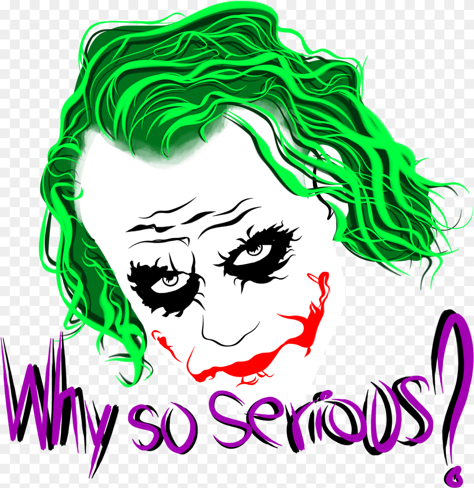 So Serious Joker Clipart, Art, Graphics, Adult, Portrait Free Png Download