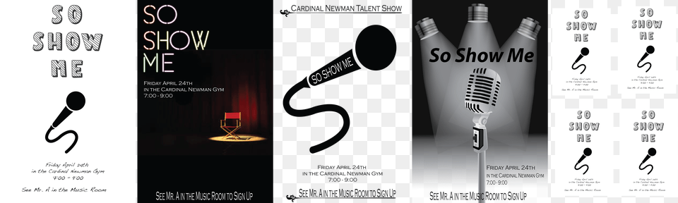 So Show Me Talent Show Poster Graphic Design, Electrical Device, Microphone, Advertisement, Publication Free Png