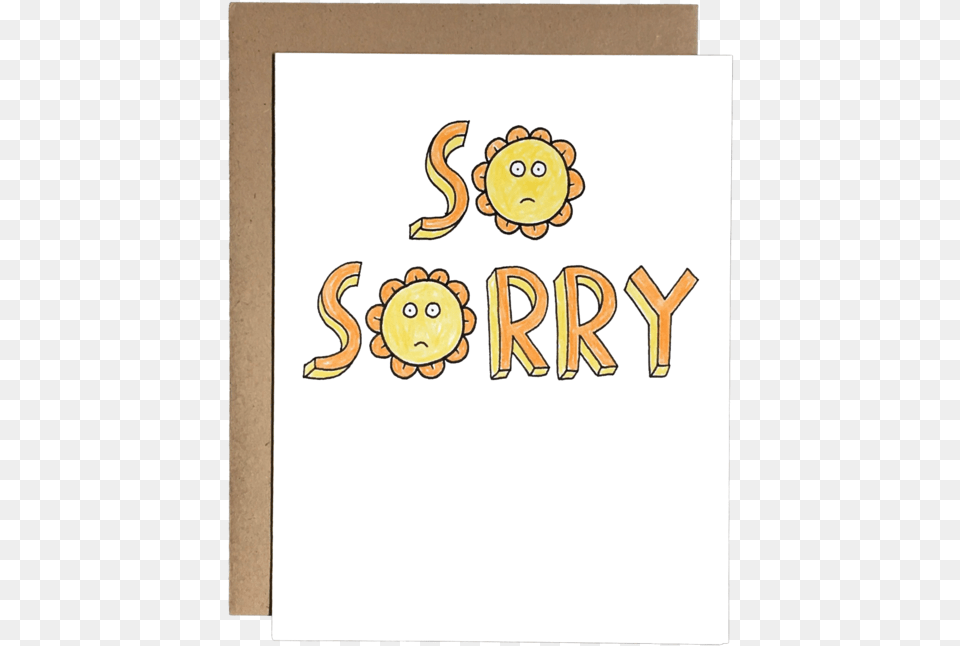 So Sorry Greeting Card, Envelope, Greeting Card, Mail, Text Free Png Download