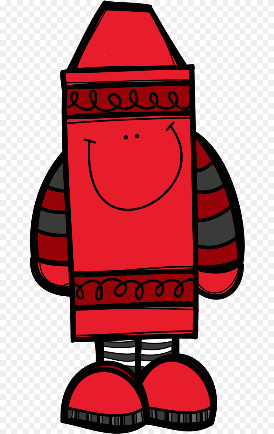 So The New Story Goes I Was Named After A Crayon Red Crayon Clip Art, Robot, Dynamite, Weapon Free Png Download