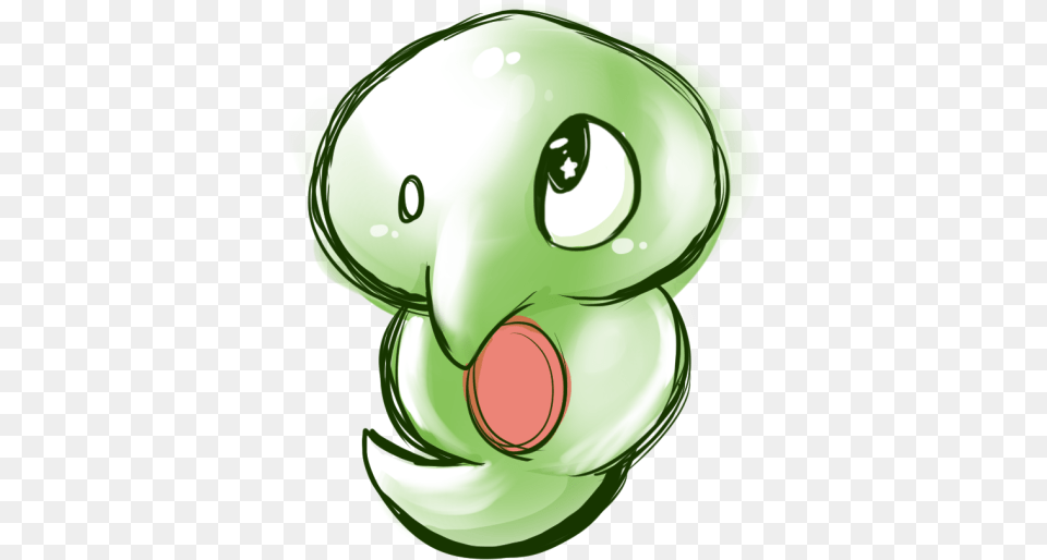 So This Little Goober Might Be A New Pokemon According Illustration, Green, Clothing, Hardhat, Helmet Free Png Download