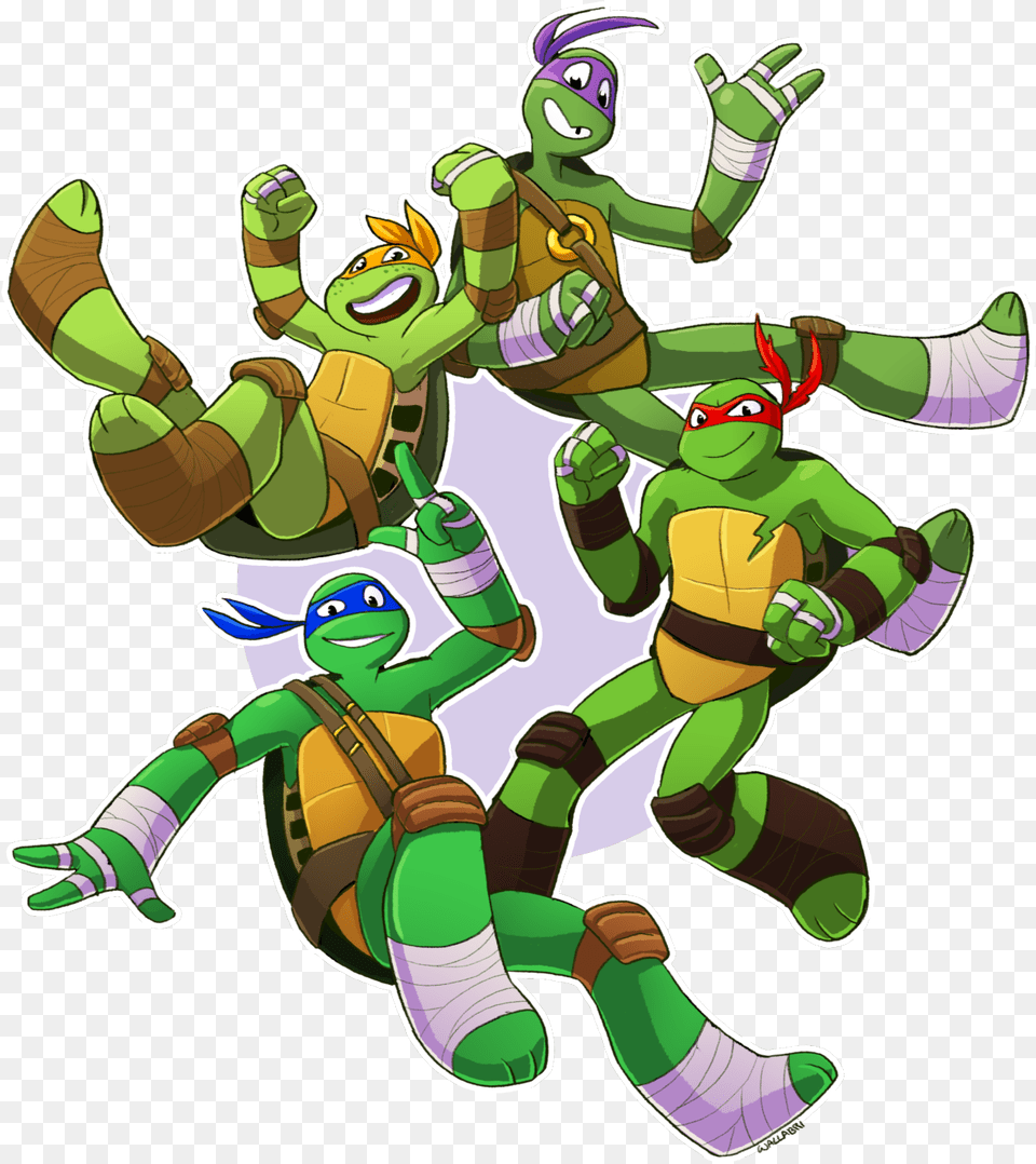So Tomorrow I Get To Start Working As An Animator Teenage Mutant Ninja Turtles, Green, Baby, Person Free Png Download