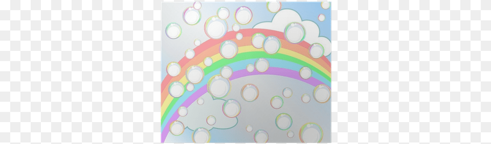 Soap Bubbles Against The Blue Sky Rainbow And Clouds Soap Bubble, Art, Graphics, Pattern, Floral Design Free Transparent Png