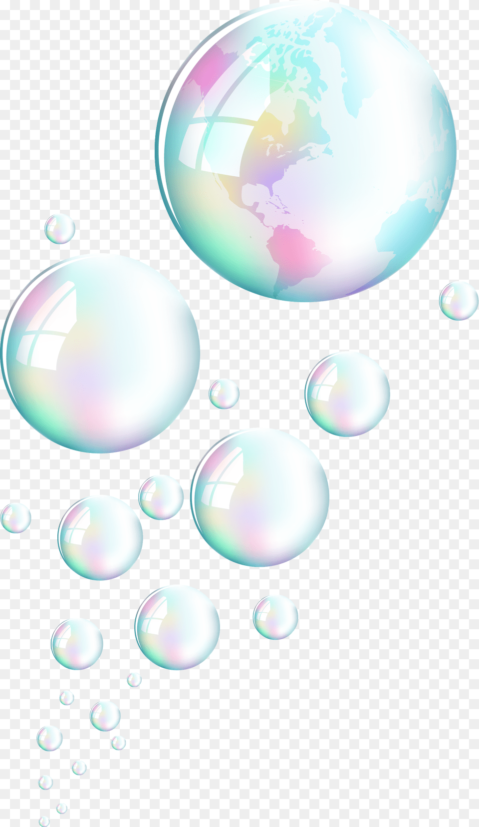 Soap Bubbles Lighe Bubble Background, Sphere Png Image
