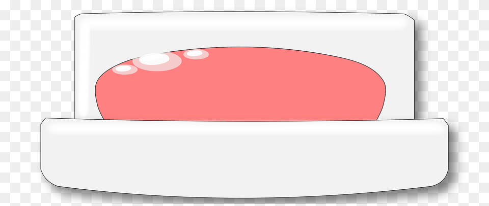 Soap Dish With Pink Bar Of Soap Clipart, Cosmetics, Lipstick Png