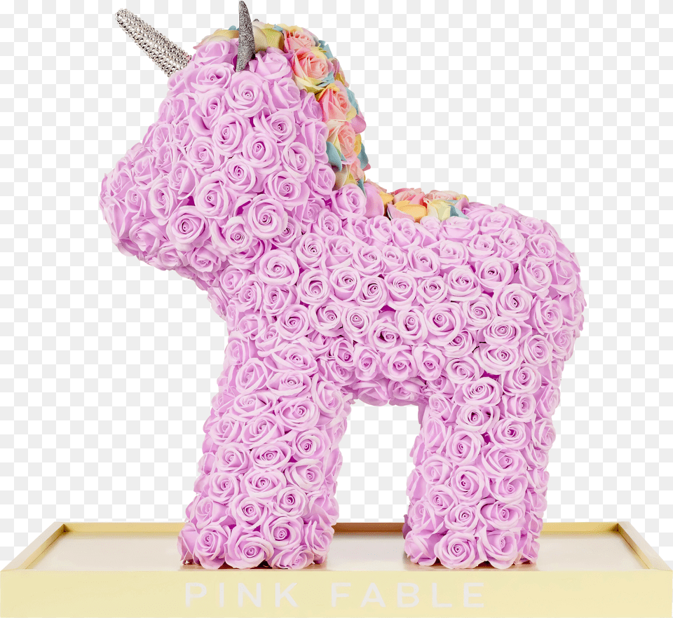 Soap Flower Unicorn Purple Pink Fable Unicorn Free Png Download