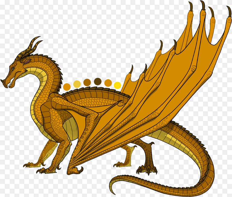 Soar Is A Golden Orange Male Skywing With Warm Orange Les Royaumes De Feu Pril, Dragon, Animal, Dinosaur, Reptile Free Transparent Png
