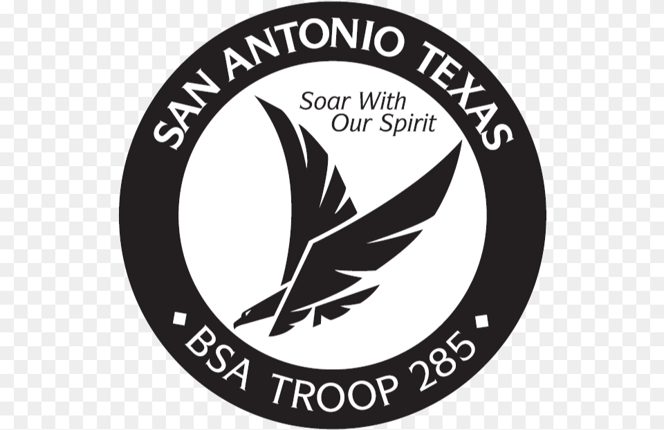 Soar With Our Spirit Troop 285 San Antonio, Logo, Leaf, Plant, Disk Png