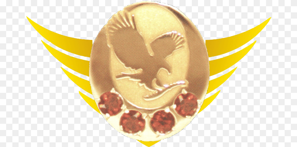 Soaring Eagle Forever Living Products Logo, Gold, American Football, Football, Ball Free Png Download