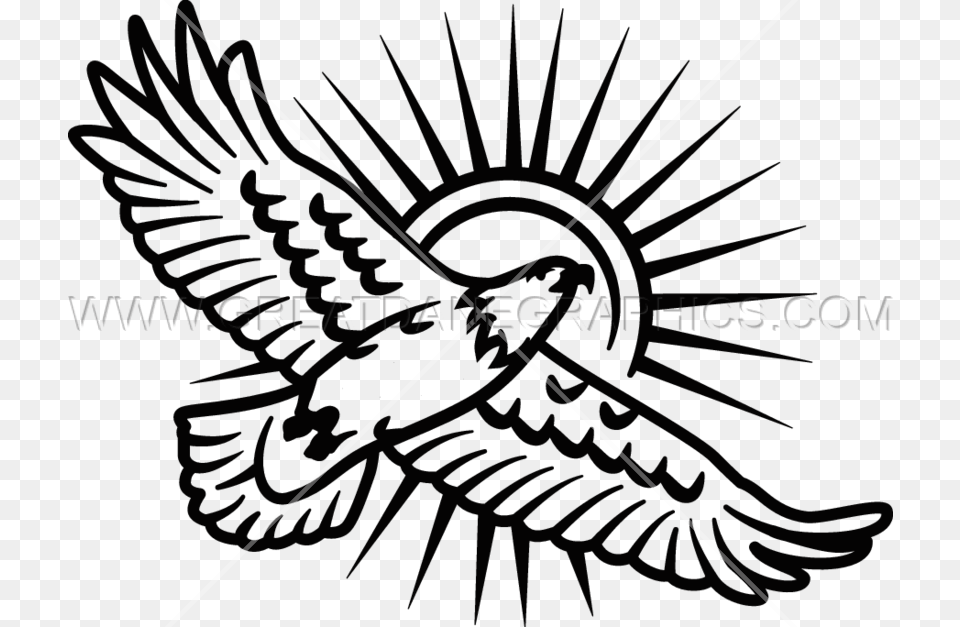 Soaring Metal Eagle Sun Smoking A Joint, Emblem, Symbol Png
