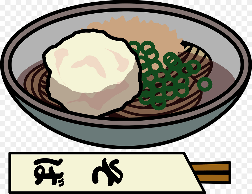 Soba Noodle Food Clipart, Meal, Dish, Cream, Dessert Png Image