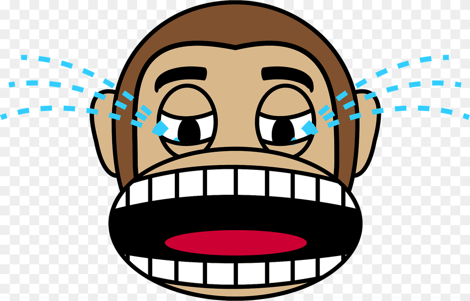 Sobbing Monkey Face Clipart, Ammunition, Grenade, Weapon, Head Free Png