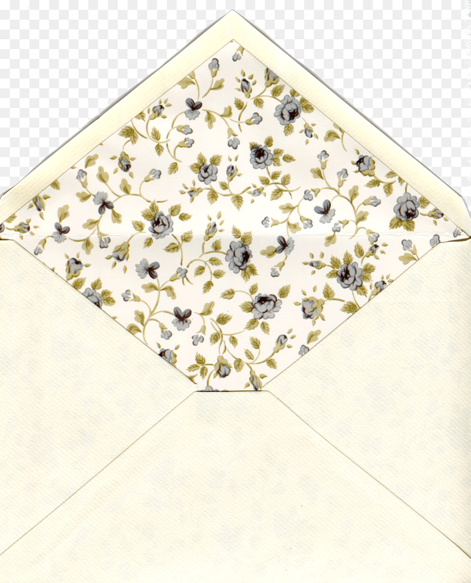 Sobre Florecitas Celestes Motif, Envelope, Mail, Pattern Free Png