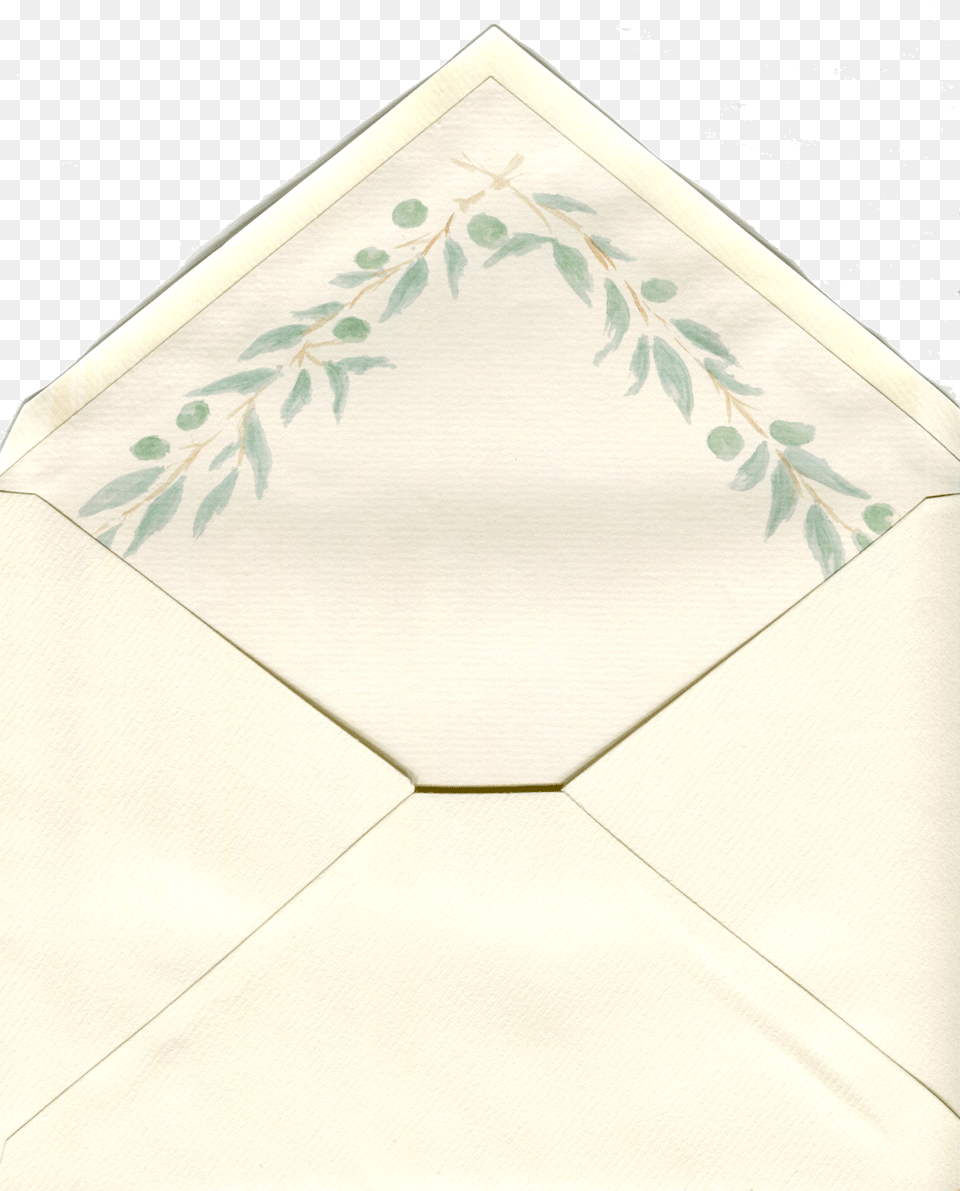 Sobre Guirnalda Olivo Envelope, Mail Free Png Download