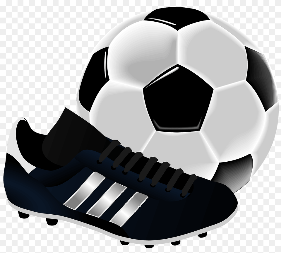 Soccer Ball And Cleat Clipart, Soccer Ball, Sneaker, Shoe, Sport Free Transparent Png