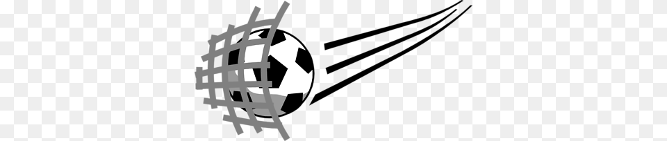 Soccer Ball And Goal Clipart, Cross, Symbol, Stencil Png Image