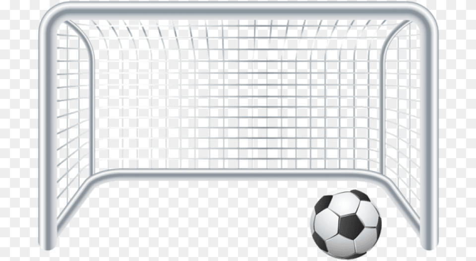 Soccer Ball And Goal Gate Images Background Soccer Goal Clipart, Football, Soccer Ball, Sport Free Transparent Png