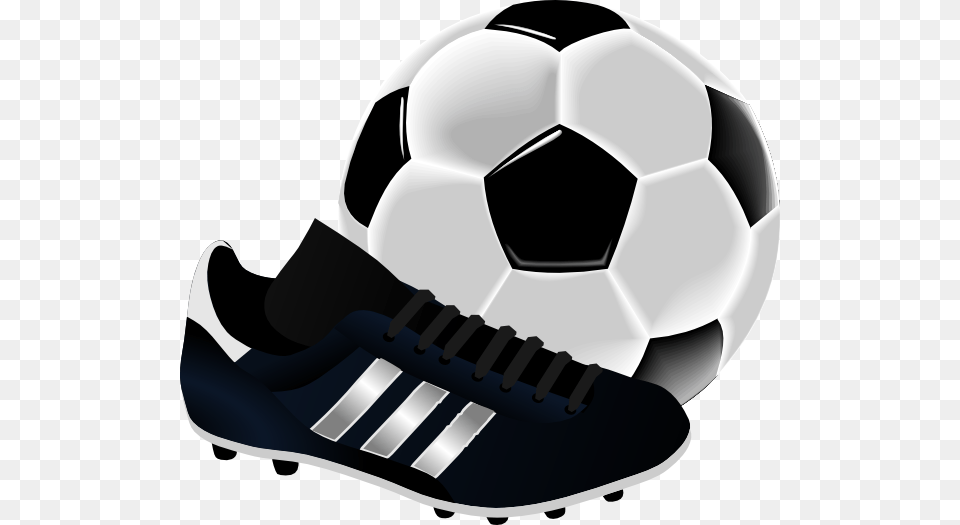 Soccer Ball And Shoe Clip Art, Soccer Ball, Sneaker, Sport, Footwear Free Png Download
