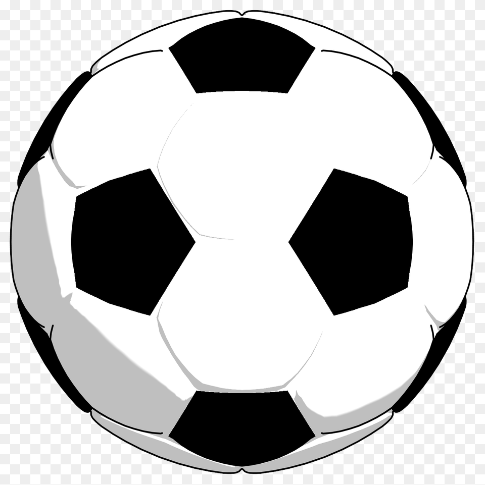 Soccer Ball Clip Art Black And White Download, Football, Soccer Ball, Sport, Clothing Free Png