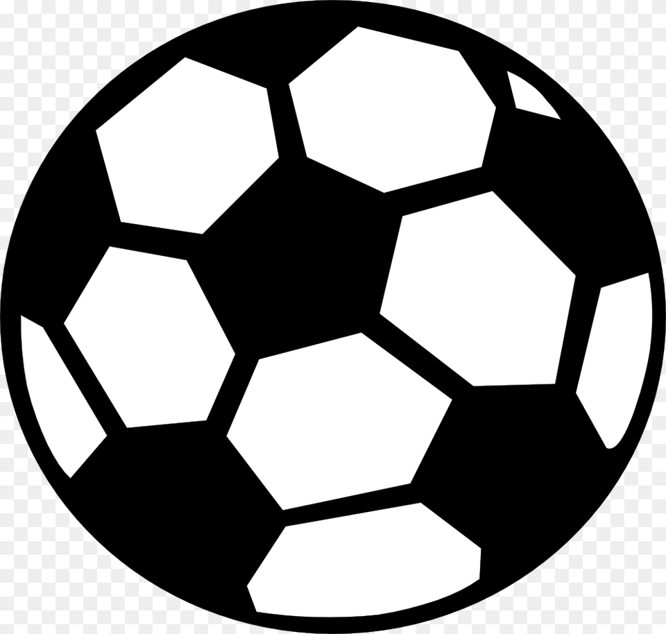 Soccer Ball Clipart Black And White 9tz6bqnte Soccer Ball And Goal Clipart, Football, Soccer Ball, Sport, Ammunition Png