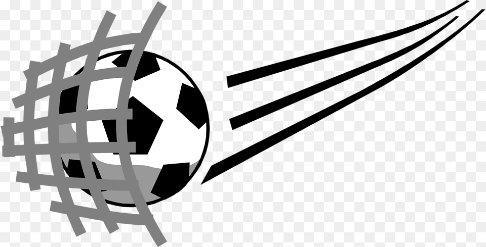Soccer Ball Clipart Transparent Soccer Ball Net Clipart, Symbol, Stencil Png Image