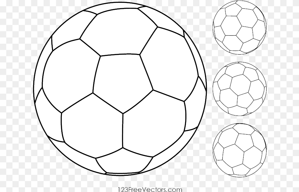 Soccer Ball Football Clipart Vectors Vector Art Soccer Ball Out Line, Soccer Ball, Sport Free Png Download