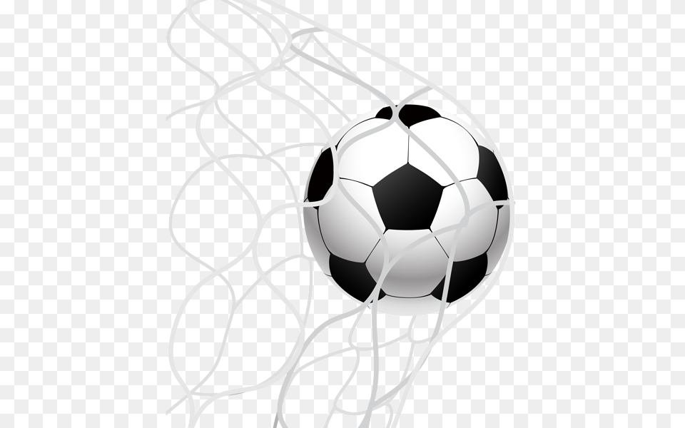 Soccer Ball Goal In A Net Clip Art Gallery, Football, Soccer Ball, Sport, Ammunition Free Png Download