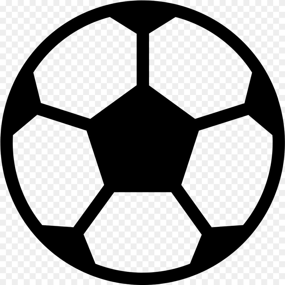 Soccer Ball Icon, Gray Free Transparent Png