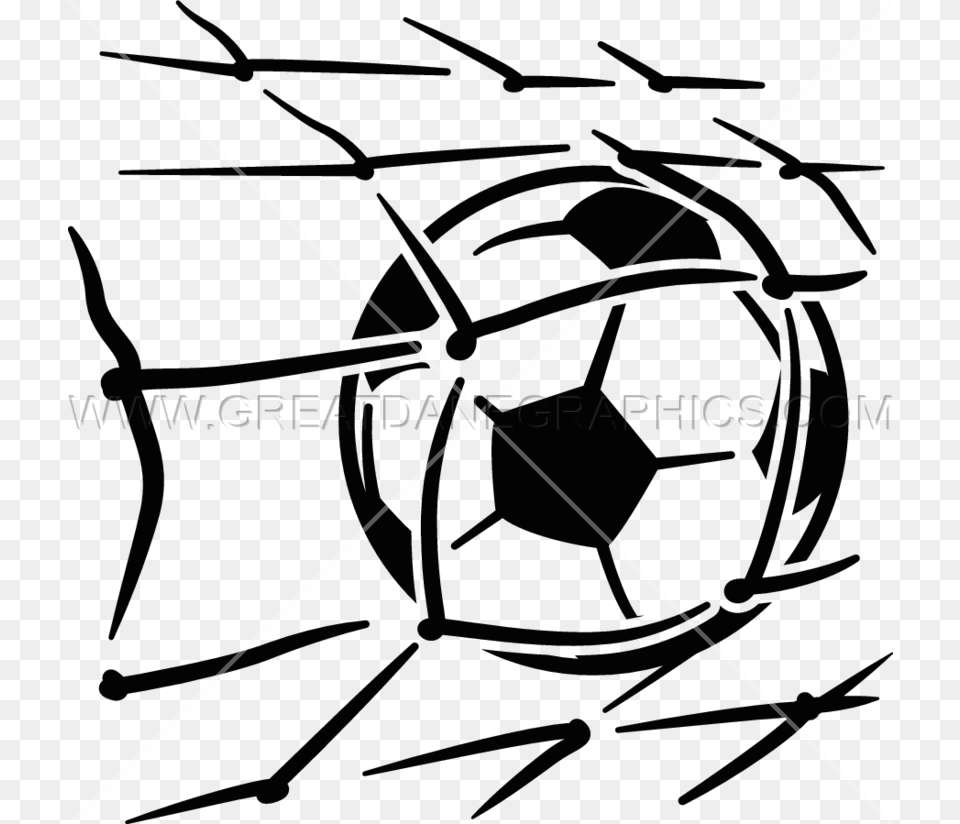 Soccer Ball In Net Clipart, Football, Soccer Ball, Sport, Recycling Symbol Free Transparent Png