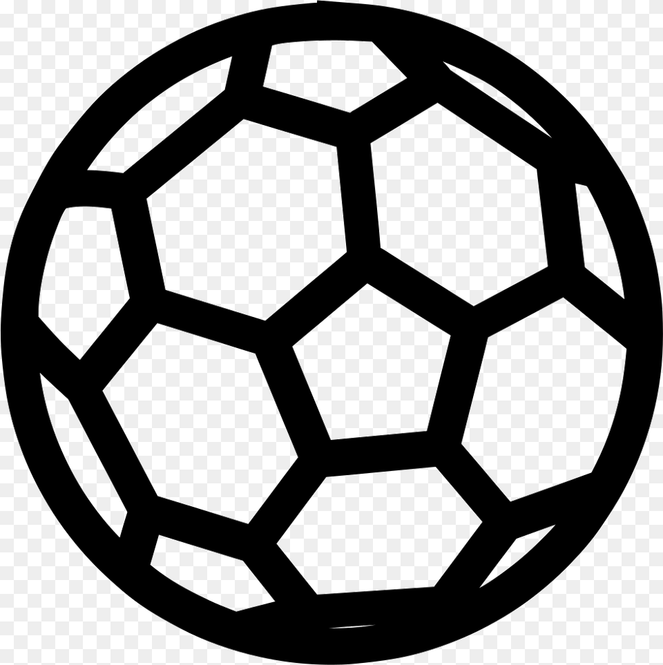 Soccer Ball Outline, Football, Soccer Ball, Sport, Ammunition Free Png Download