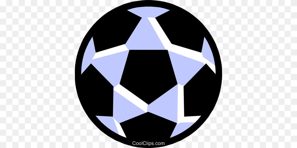 Soccer Ball Royalty Vector Clip Art Illustration, Symbol, Disk Free Transparent Png